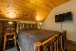 Upper Level Bedroom 2 with Queen Bed